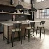 Amisco Rally 26.88-in Counter Stool - Beige Fabric - Dark Grey Distressed Wood - Gun Metal 3 Amisco Rally 26.88-in Counter Stool - Beige Fabric - Dark Grey Distressed Wood - Gun Metal -AMISCO Shop 330655789 AlternateImage1 l
