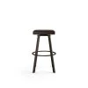 Amisco Sinclair 29.25-in Swivel Bar Stool - Dark Brown Faux Leather - Dark Brown Metal -AMISCO Shop 330762229 AlternateImage2 l